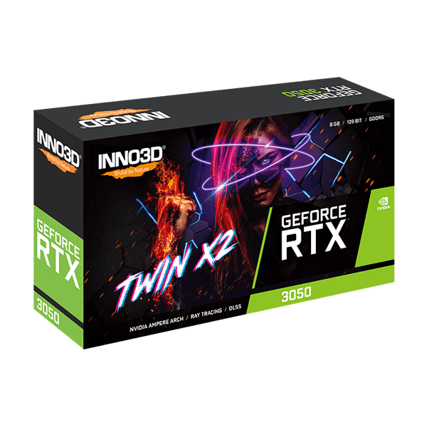 Inno3d RTX 3050 TWIN X2 8GB Gaming Graphics Card